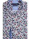 Giordano Button-Down Stretch Overhemd - Print Red