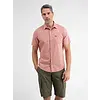 Basic Short Sleeve Shirt - Deep Coral Red