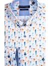 Giordano Kurzarm Jellyfish Print Hemd - Print Yellow