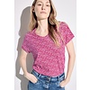 T-shirt mit Print - Pink Sorbet