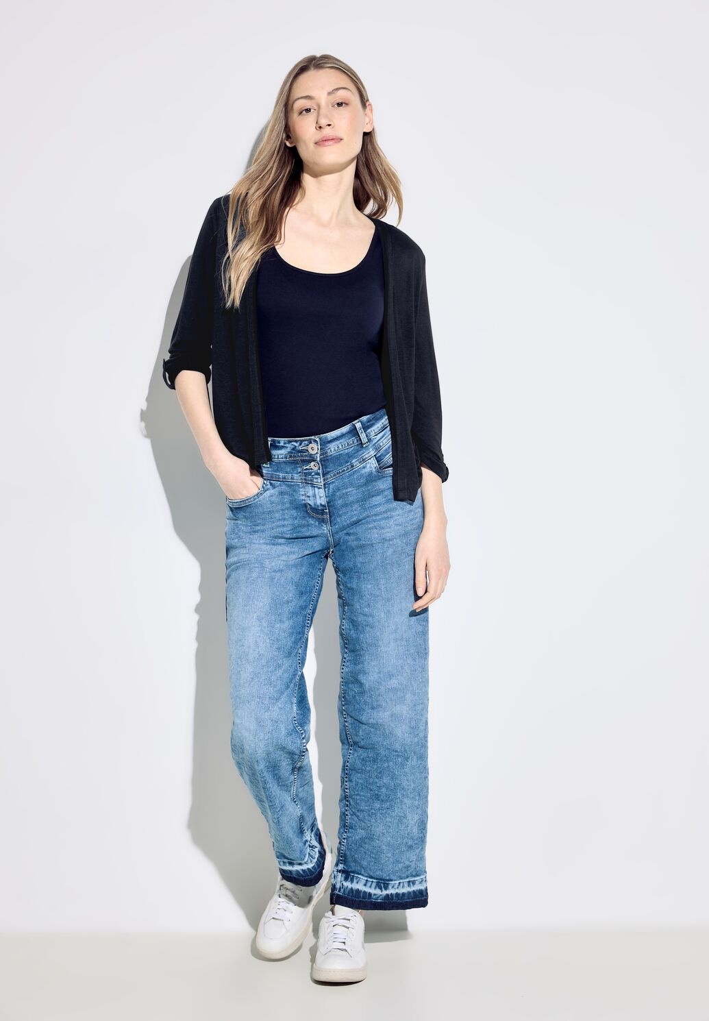 Cecil Bolero Shirtjacket - Universal Blue