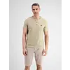 Serafino Shirt met Fijne Lijnen - Light Dune Beige