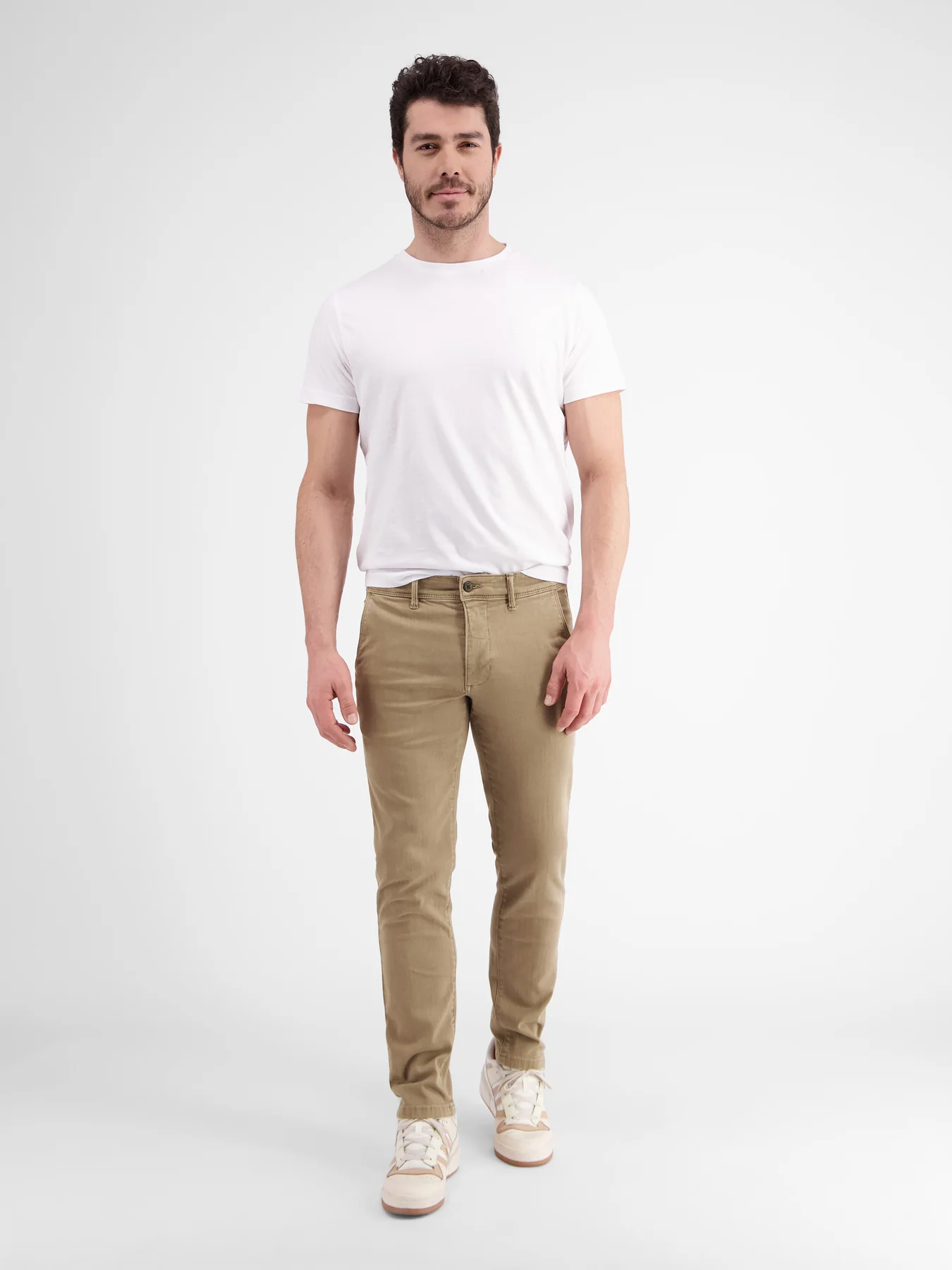 Lerros Chino in softer Hyperflex-Stretch-Qualität - Soft Beige