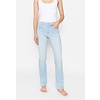 Cici Crop Slit Jeans - Bleached Blue Used