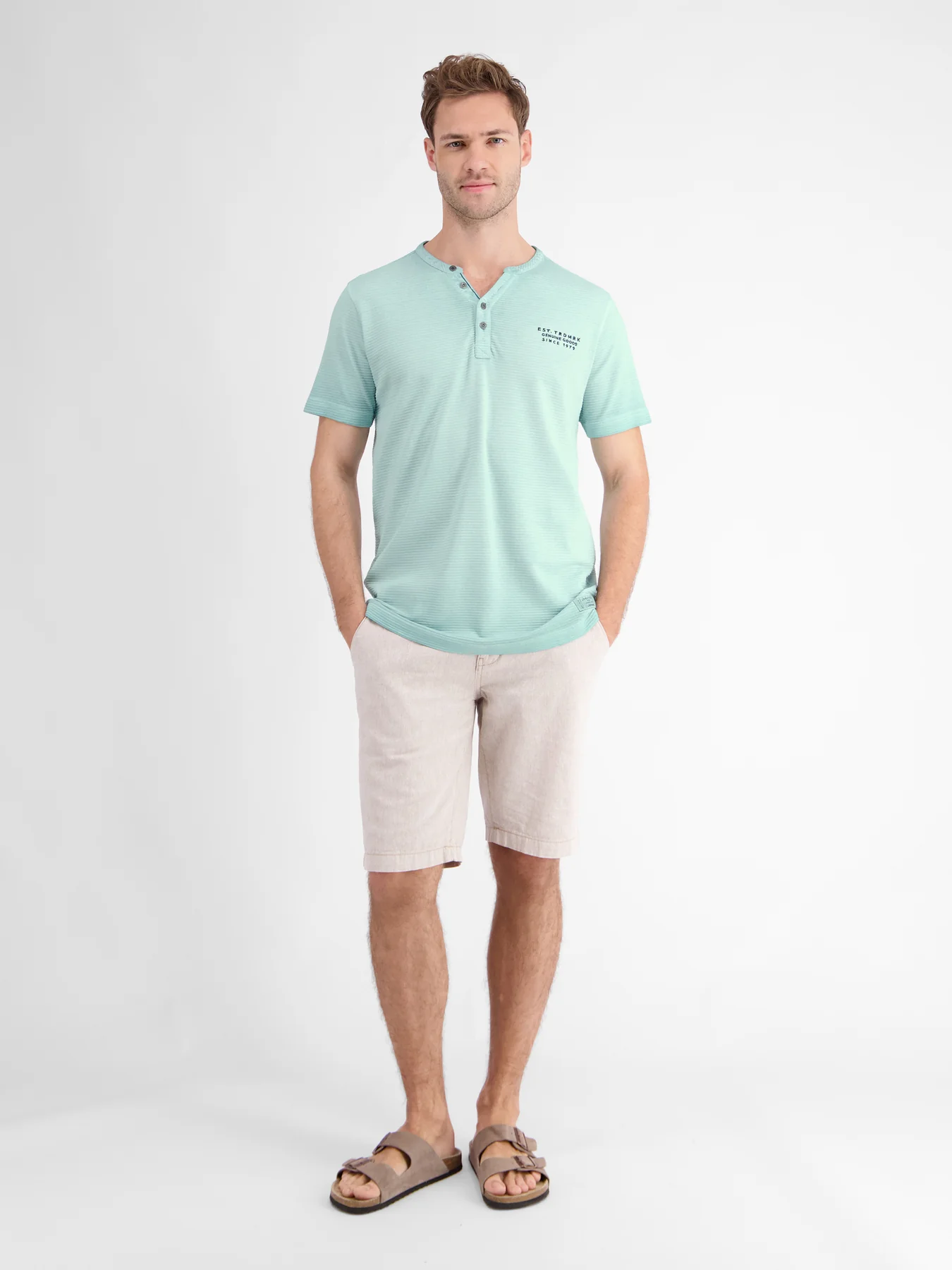 Lerros Serafino Shirt - Coastal Sea Blue
