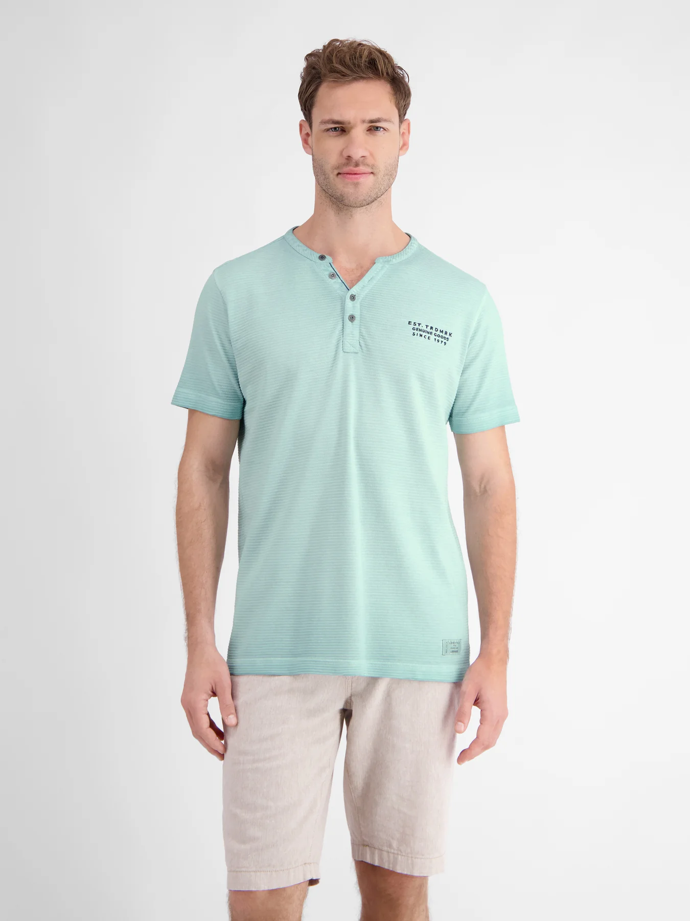 Lerros Serafino Shirt - Coastal Sea Blue