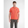 Poloshirt mit Zipper - Deep Coral Red