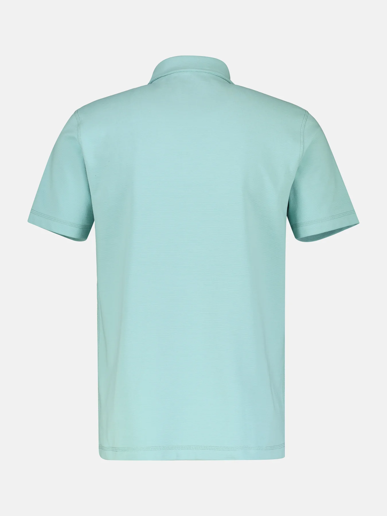 Lerros Poloshirt with Zipper - Coastal Sea Blue