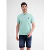 Poloshirt mit Zipper - Coastal Sea Blue