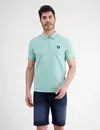 Lerros Poloshirt with Zipper - Coastal Sea Blue