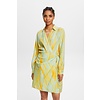 Wrap Dress - Citrus Green