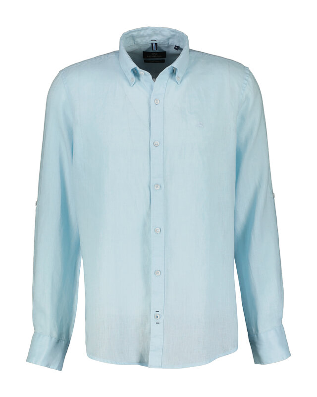 Lerros Linnen Overhemd - Azure Blue