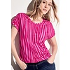 Gestreept T-Shirt - Pink Sorbet