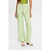 Linnen Broek Wide Leg - Light Green