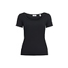 T-Shirt with Lace - Black