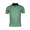 Jersey Polo Shirt with Print - Green