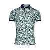 Piqué Polo Shirt mit Print - Green