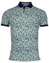 Baileys Piqué Polo Shirt mit Print - Green