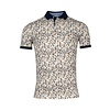Piqué Polo Shirt mit Print - Dark Sand
