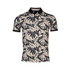 Piqué Poloshirt met Blader Print - Blue