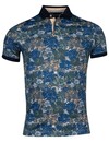 Baileys Jersey Polo Shirt mit Print - Mid Green