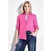 Linen Blouse with Collar - Bloomy Pink