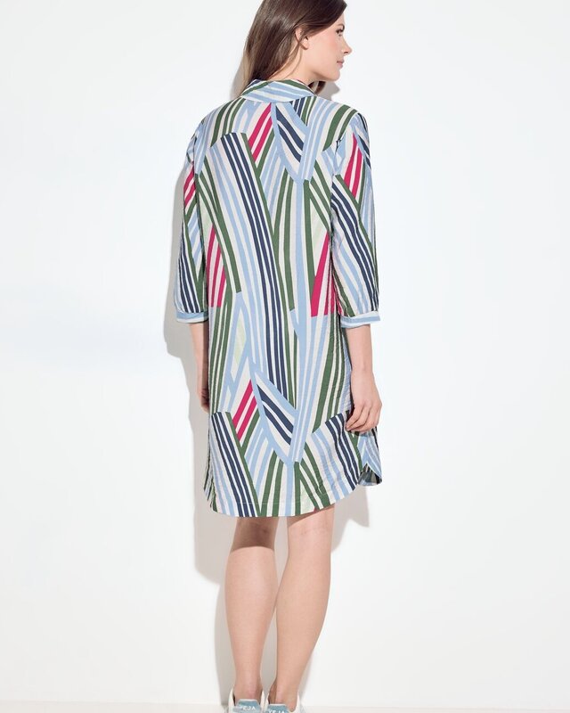 Cecil Mousseline Jurk - Vanilla White