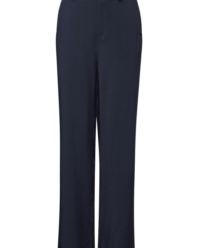 Street One High Waist Pants - Deep Blue