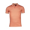 Two-Tone Piqué Polo Shirt - Burnt Ochre