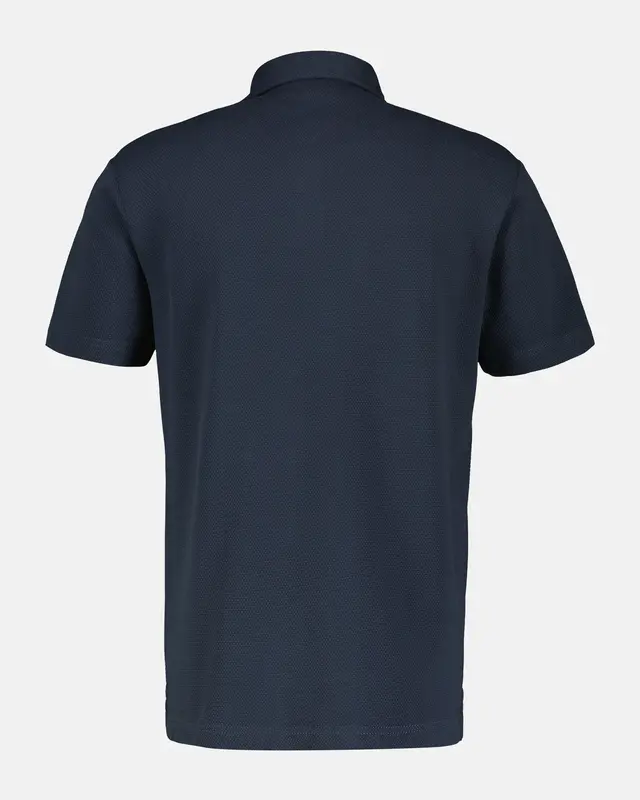 Lerros Wafel Piqué Poloshirt - Classic Navy