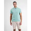 Poloshirt with Waffle Structure - Coastal Sea Blue