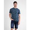 T-Shirt met Bloemenprint - Storm Blue