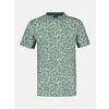 T-Shirt mit Blumenmuster - Dusty Mint