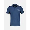 Poloshirt with Chest Print - Storm Blue