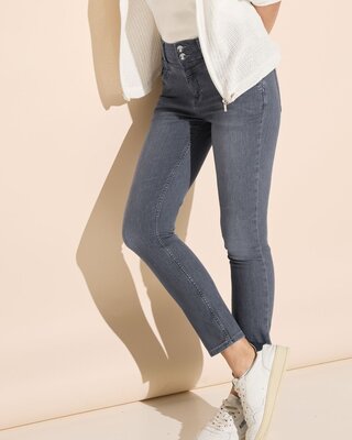 Street One Slim Fit Jeans York - Steel Grey Washed