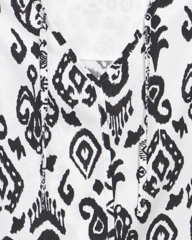 Cecil Top mit Ornamentprint - Vanilla White