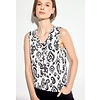 Top with Ornamentprint - Vanilla White