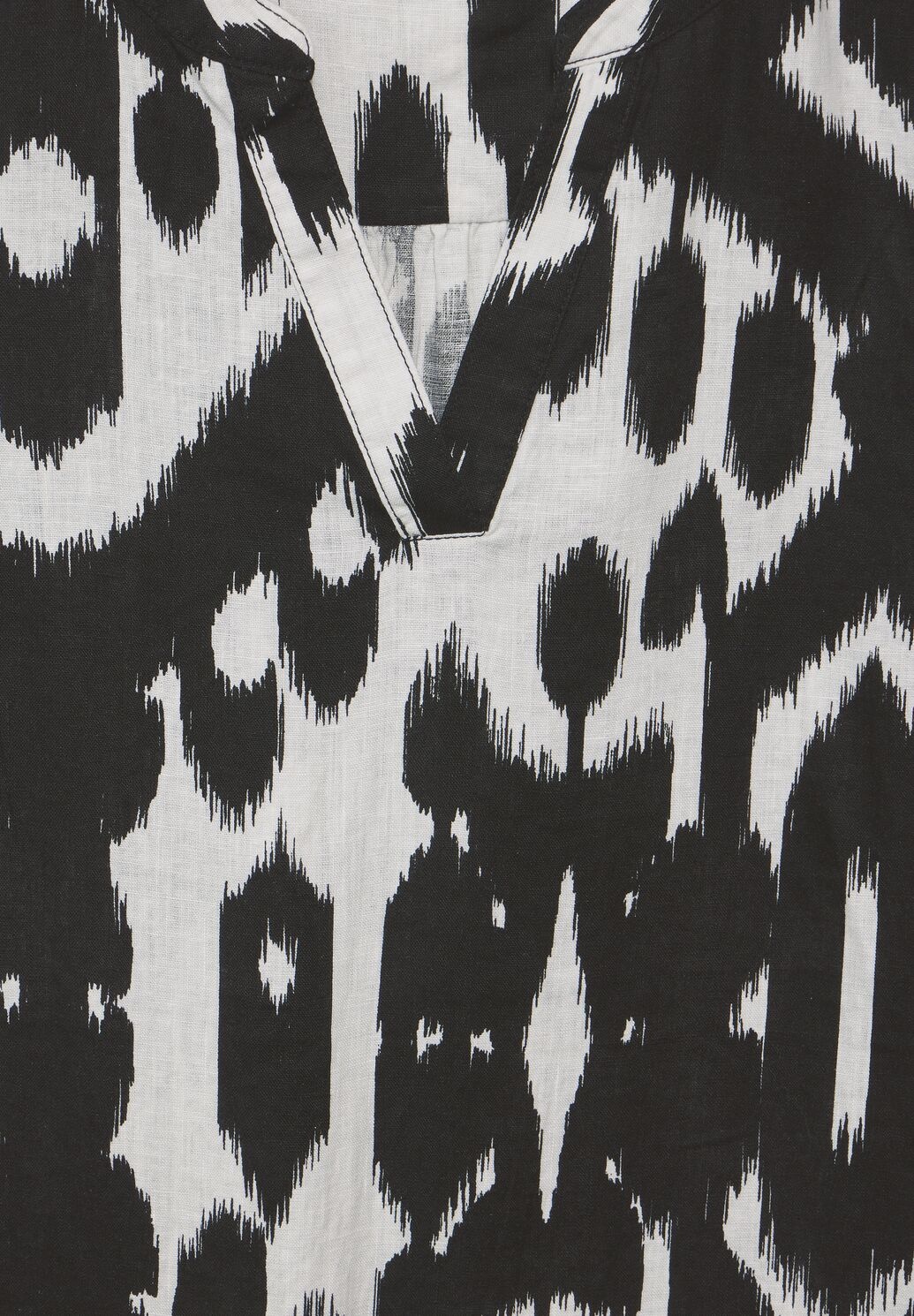 Street One Sleeveless Dress with Print - Black