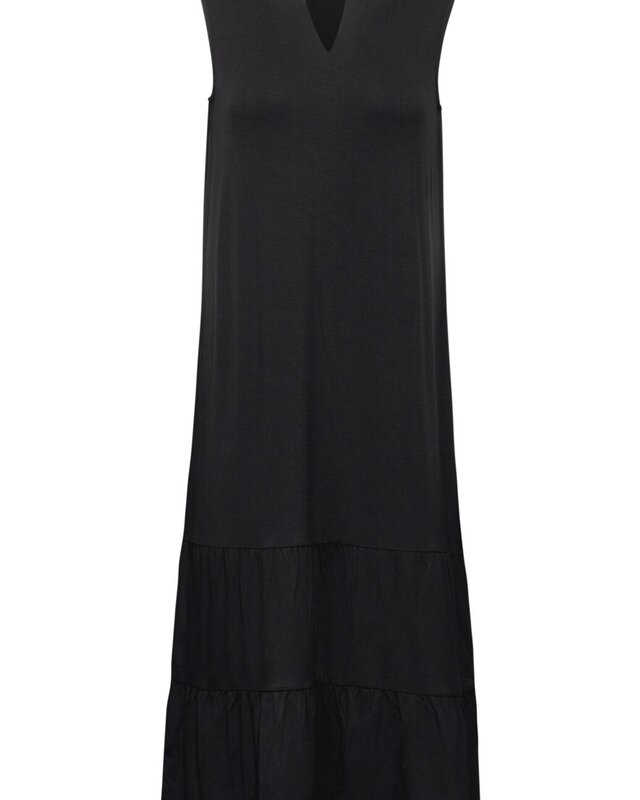 Cecil Jersey Zomer Jurk - Black