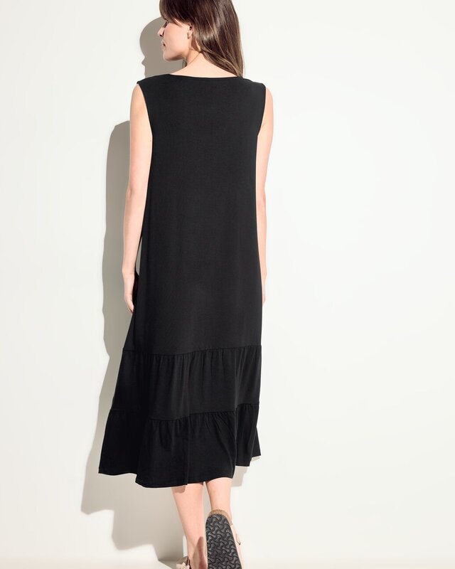 Cecil Jersey Zomer Jurk - Black