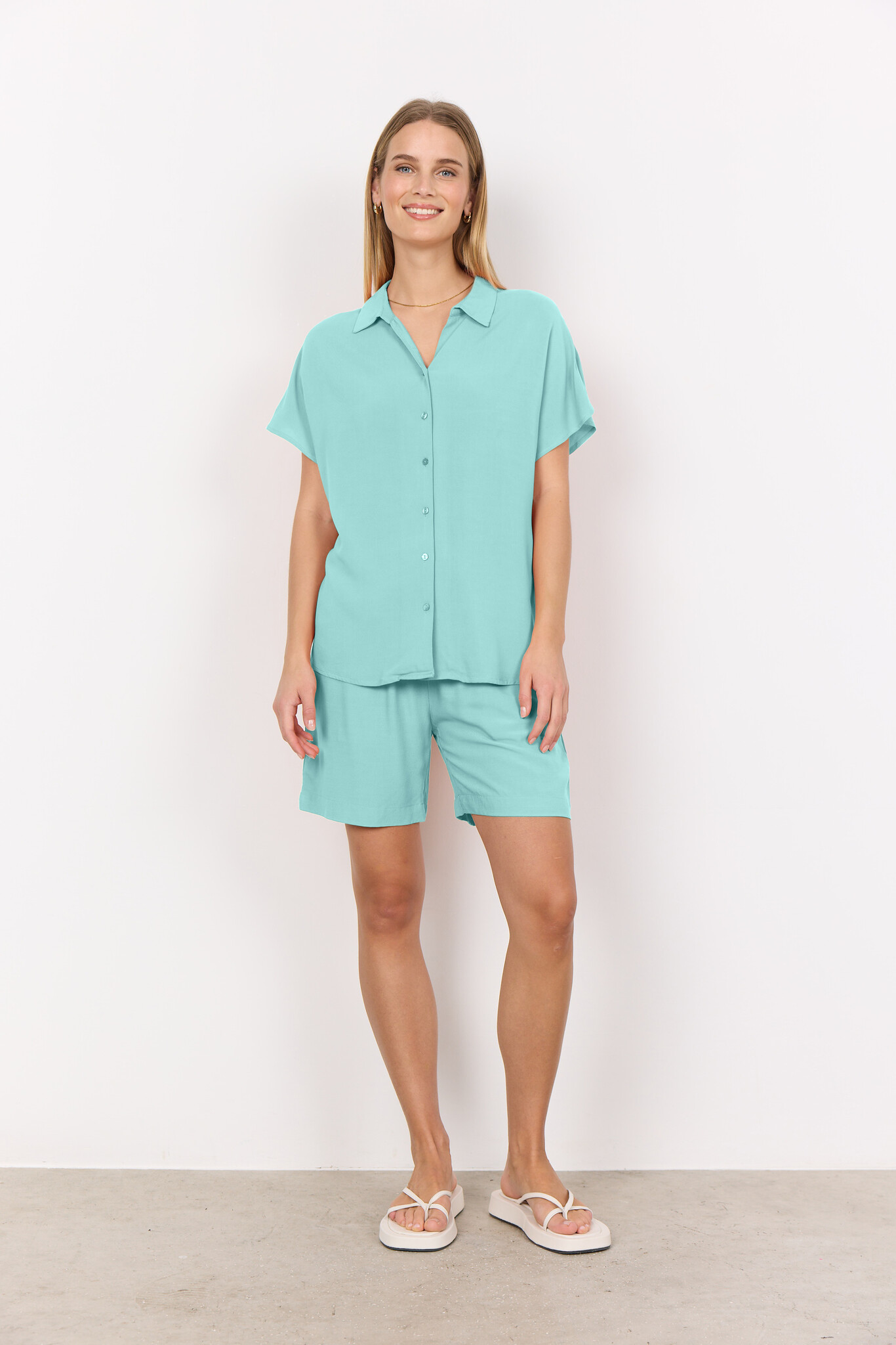 Soyaconcept Bluse Radia 188 - Aqua