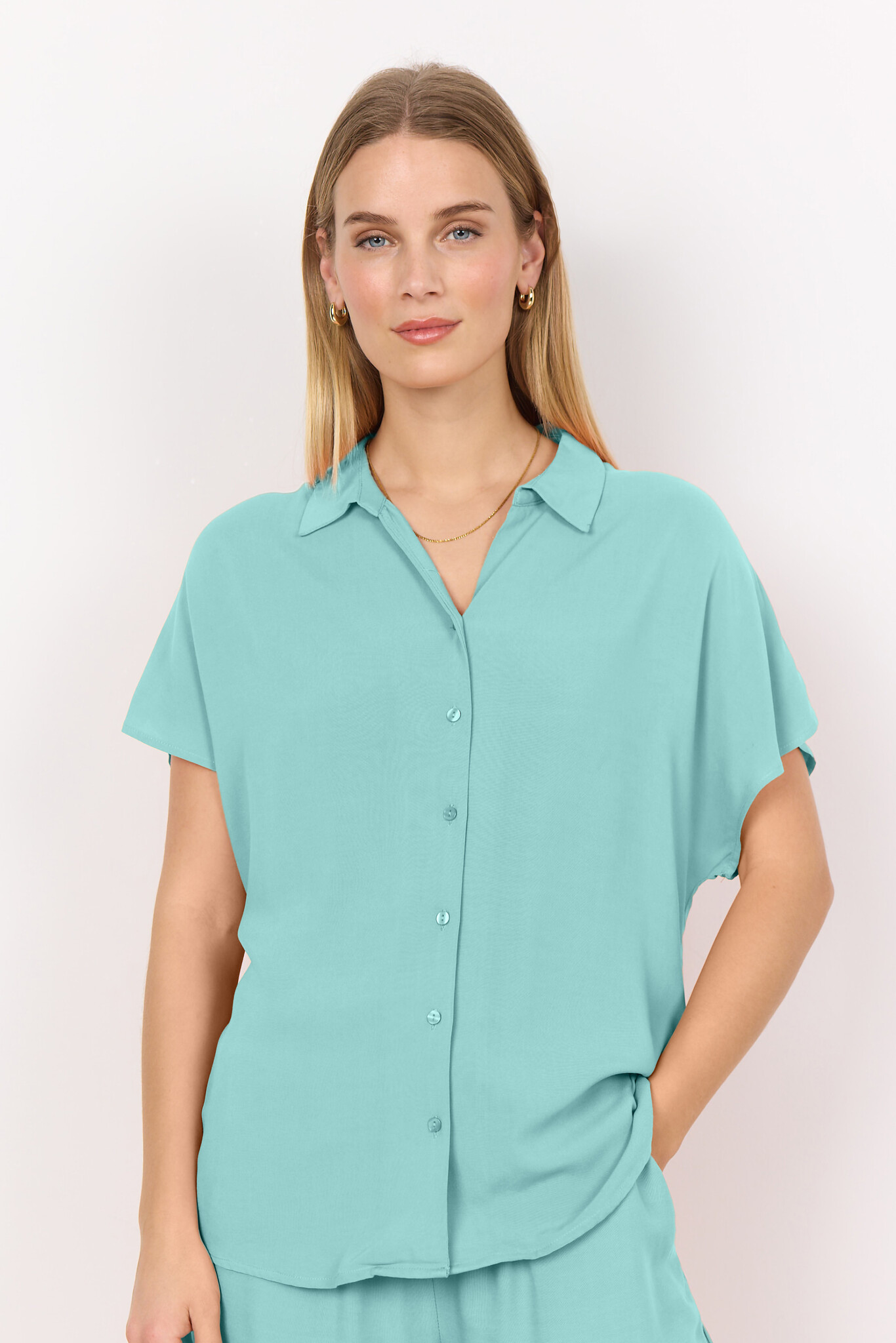 Soyaconcept Bluse Radia 188 - Aqua