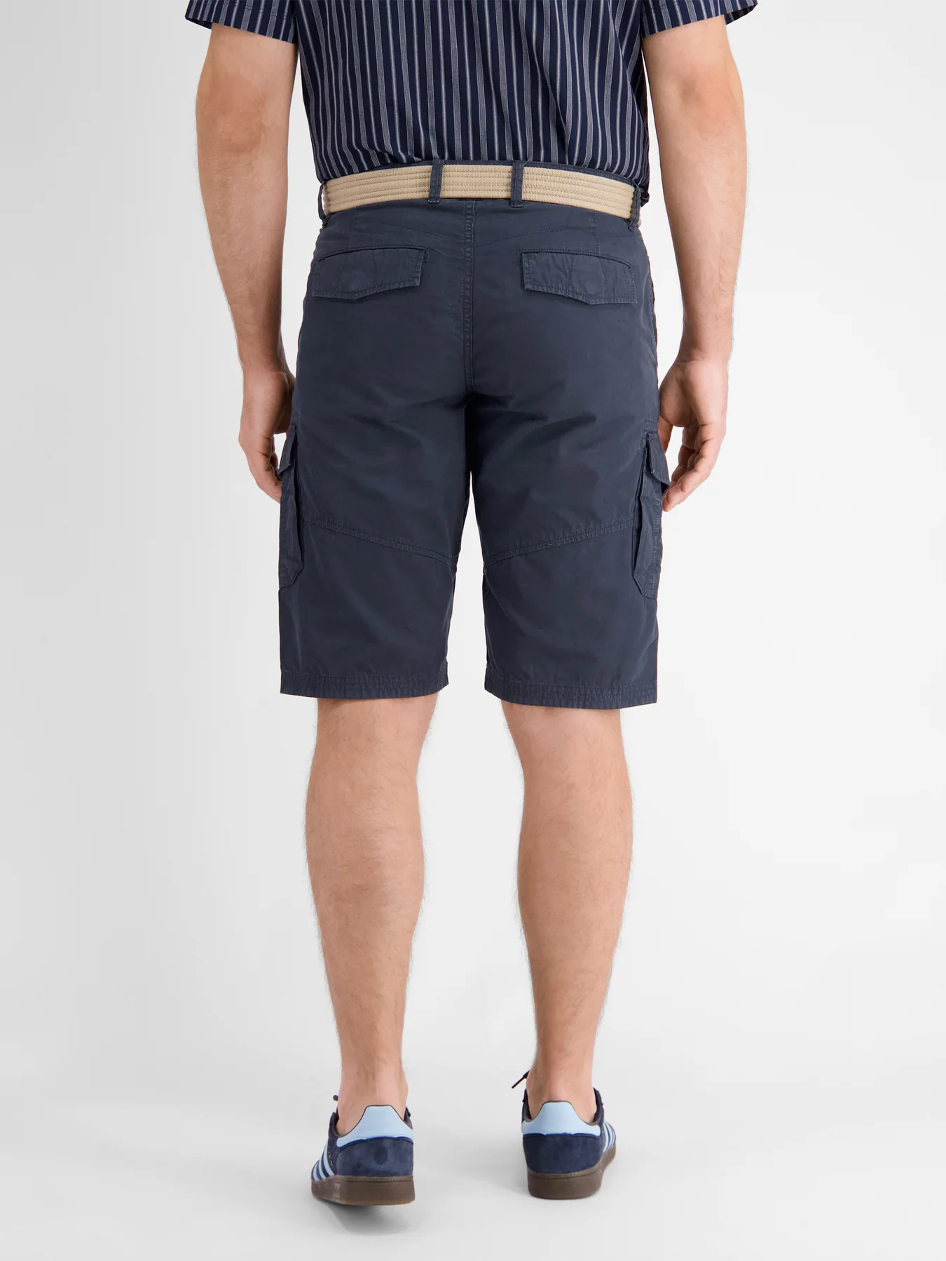 Lerros Cargo Bermuda with Belt - Classic Navy