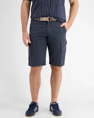 Lerros Cargo Bermuda with Belt - Classic Navy