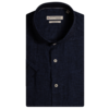 Short Sleeve Shirt Linenmix - Navy