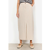 Linen Blend Skirt Ina 58 - Sand