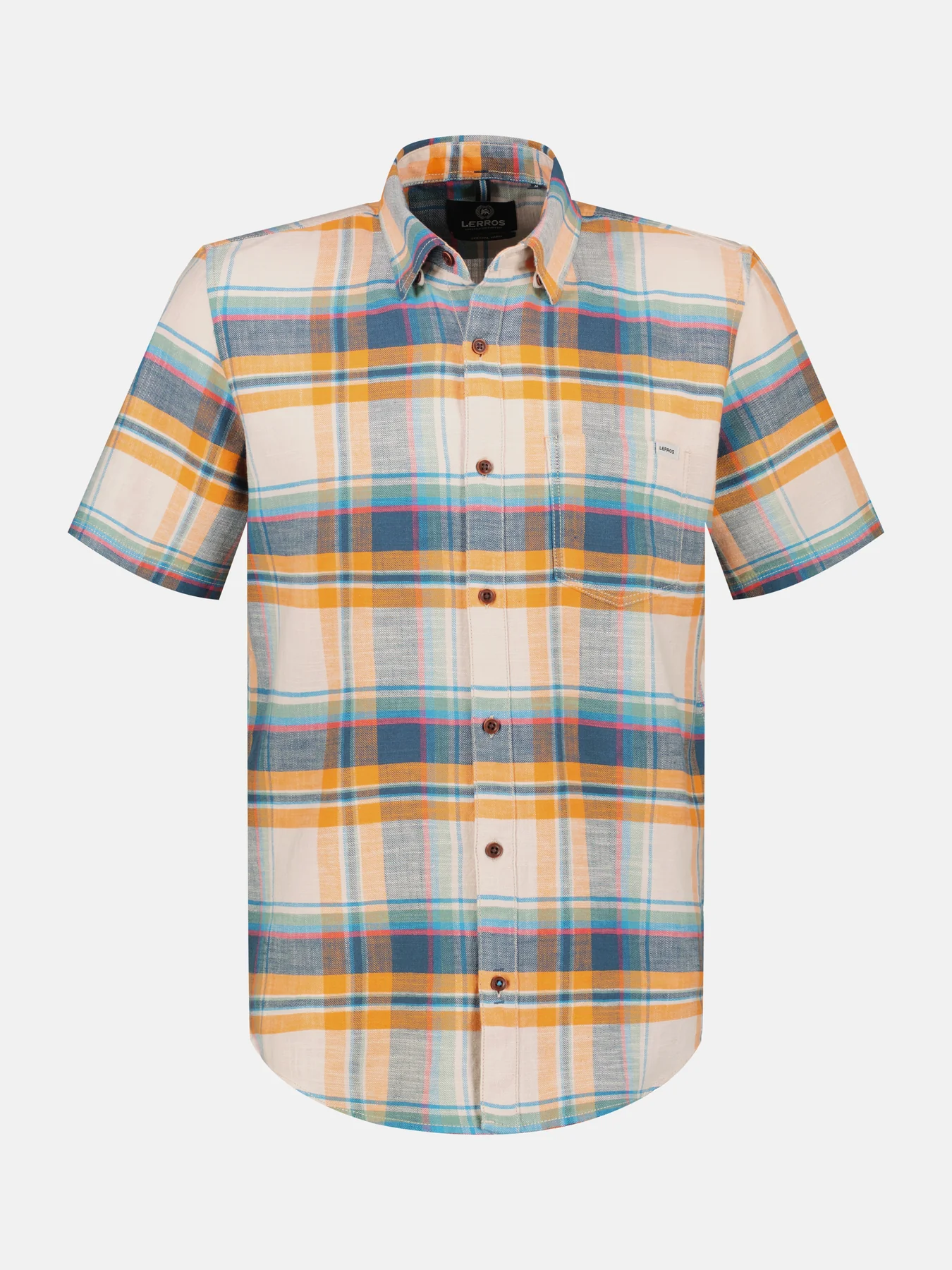 Lerros Short Sleeve Shirt with Print - Mango