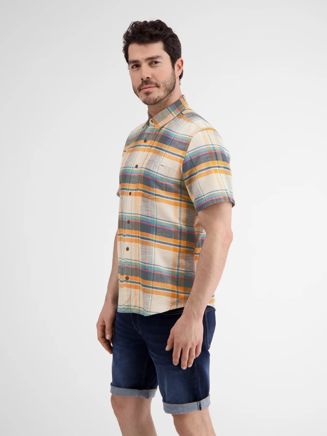 Lerros Short Sleeve Shirt with Print - Mango