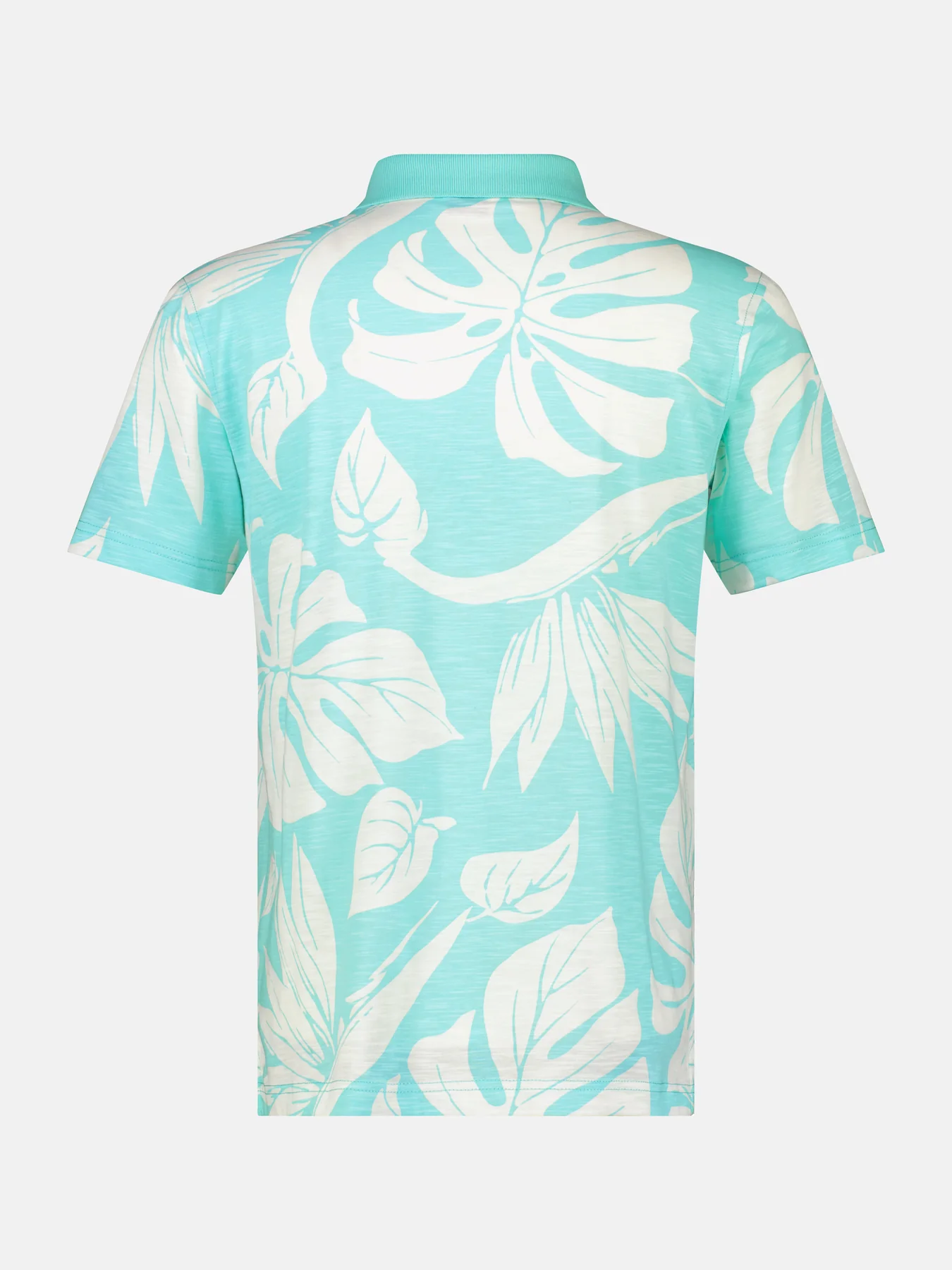 Lerros Poloshirt in Hawaiiaanse Stijl - Iced Mint