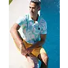 Poloshirt in Hawaiiaanse Stijl - Iced Mint